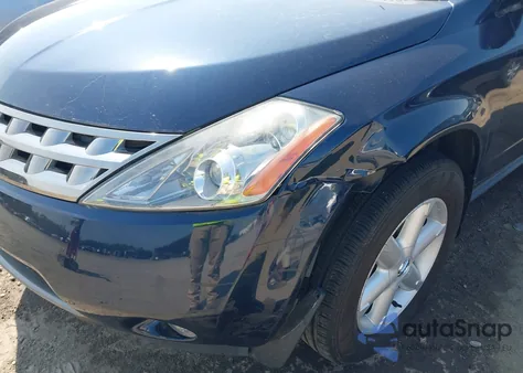2004 Nissan Murano Se from USA, damaged, VIN JN8AZ08W94W316409